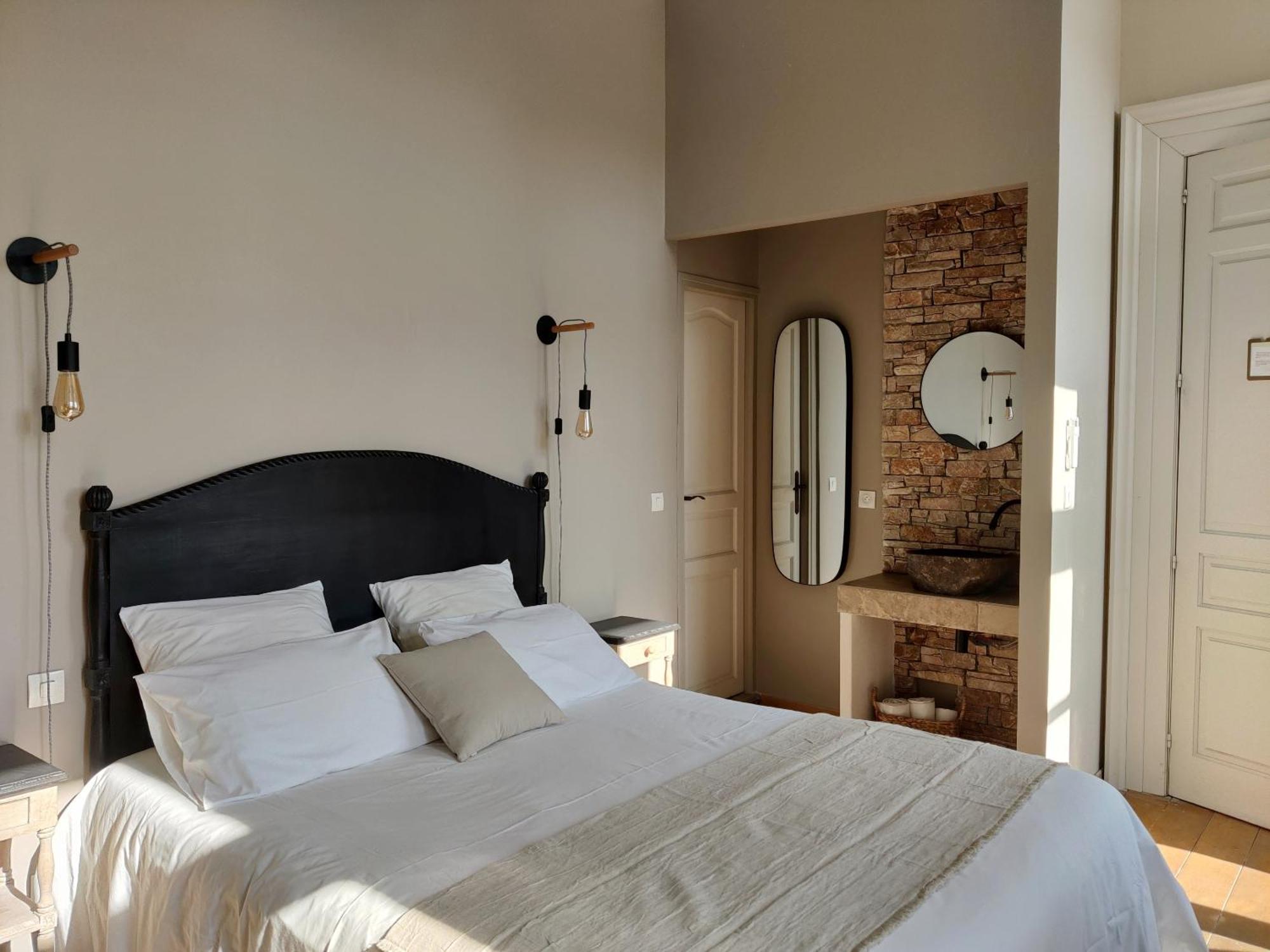 Chambres D'Hotes - Bed And Breakfast Les Palmiers Mèze Стая снимка